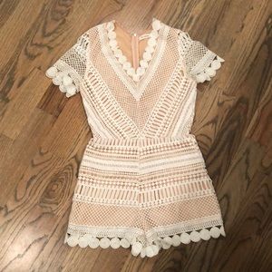Cute White Romper